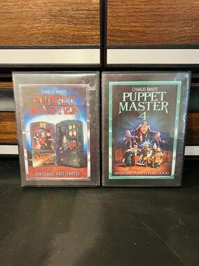 Charles Band's Puppet Master 1 and Puppet Master 4 DVD Lot